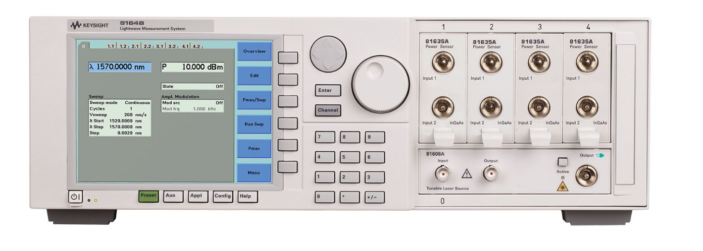 Keysight 81608A 可調諧激光源